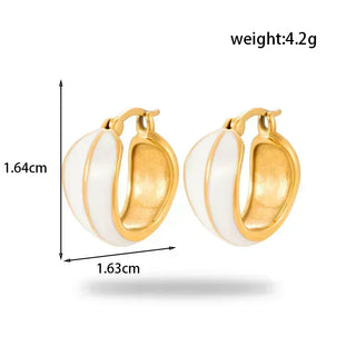 Menifee 18K Gold Hoop Earrings
