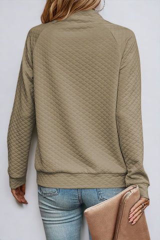 Riverside Quilted Pullover Sweatshirt