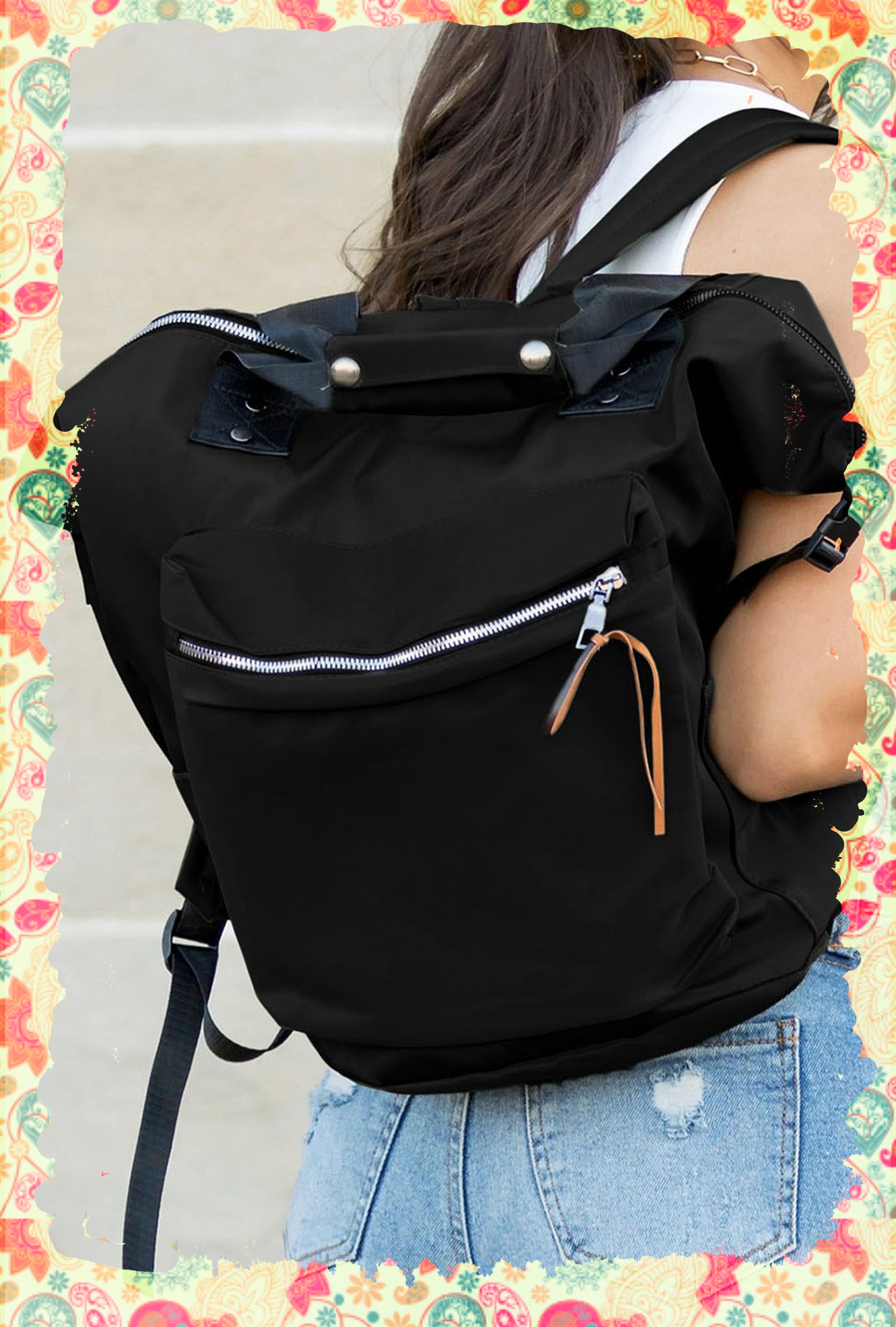 Precious Cargo Nylon Backpack
