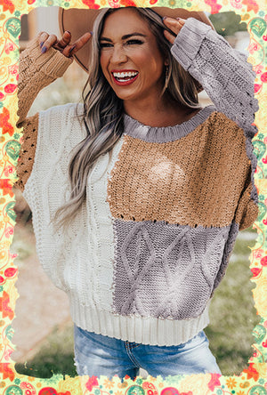 Snuggle Up In A Cable Knit Sweater