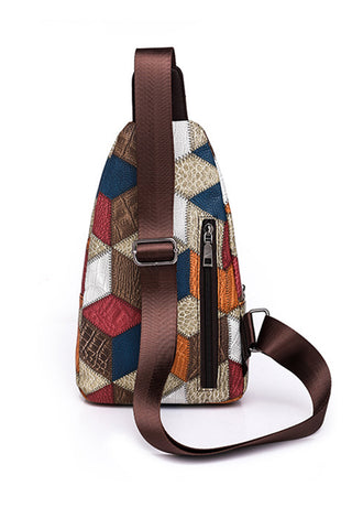 Not Enough Patches Crossbody Bag