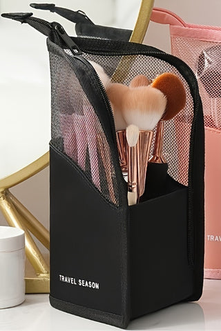 Black Makeup Brush Travel Bag
