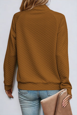 Riverside Quilted Pullover Sweatshirt