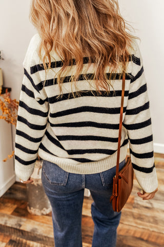 Bloomington Collared V-Neck Sweater