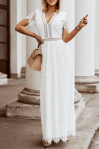 Beautiful In Lace White Dress