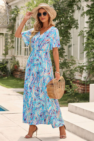 Palm Beach Floral Maxi Dress