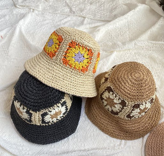 All About The Flowers Straw Hat