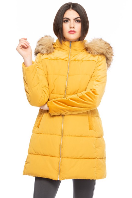 Winter Wonderful Furry Puffer Coat