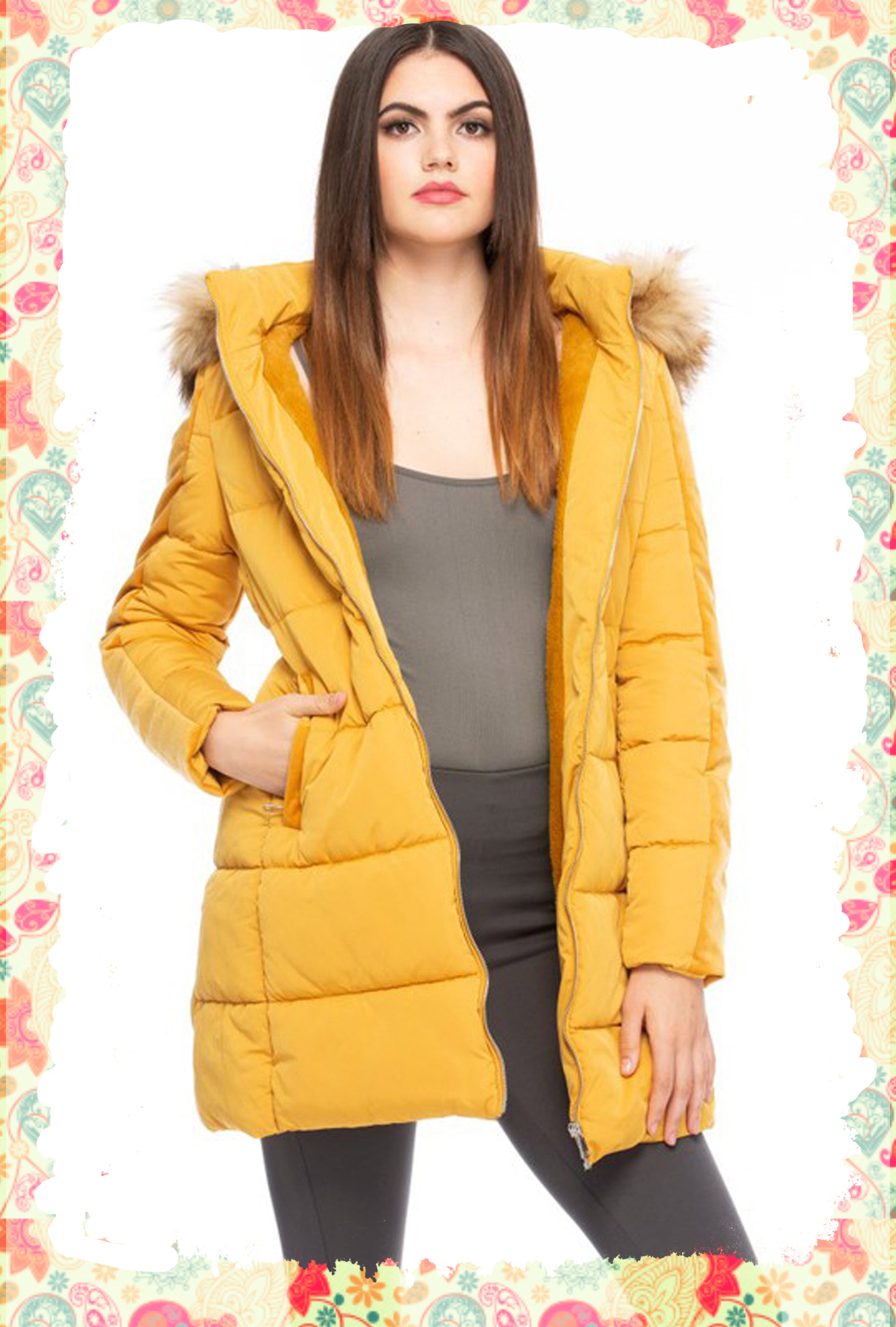 Winter Wonderful Furry Puffer Coat