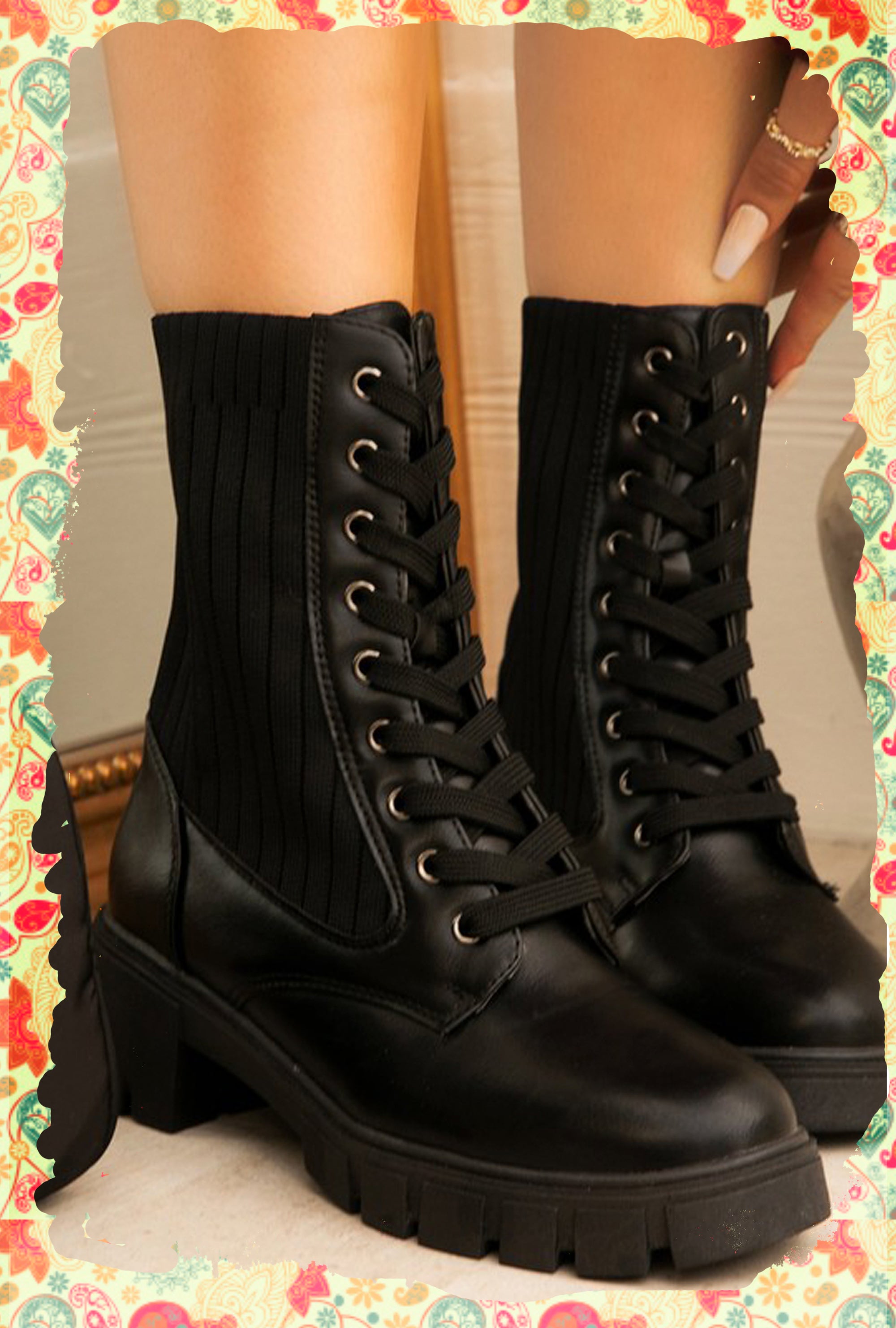 Stomp It Out Combat Boots