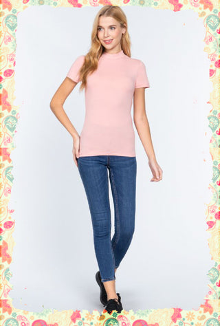 My Favorite Forever Mock Neck Top(more colors)